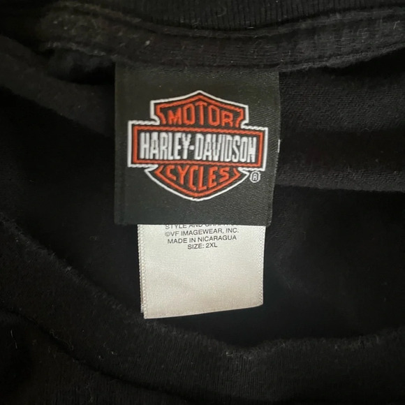 HARLEY‎ DAVIDSON Plus Size Black Widow Womens Long Sleeve T Shirt  |2XL - Picture 6 of 6